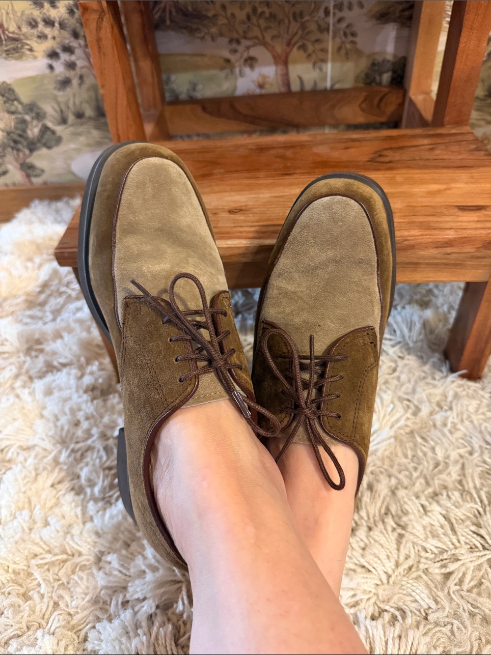 Hush Puppies Brown Suede lace up - Picture 3 of 10
